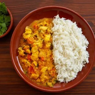 turkey curry with rice