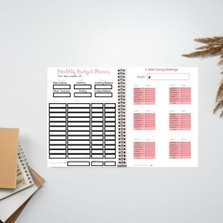Two printables with a grey background