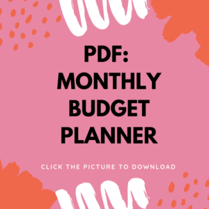 Monthly Budget Planner