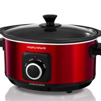 Morphy Richards Slow Cooker Sear and Stew 460014 3.5L Red Slowcooker*