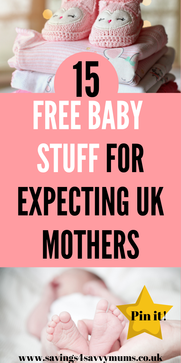 Here are 15 free baby stuff for expecting UK mothers. This includes free baby starter packs, free pregnancy stuff and free baby samples by Laura at Savings 4 Savvy Mums