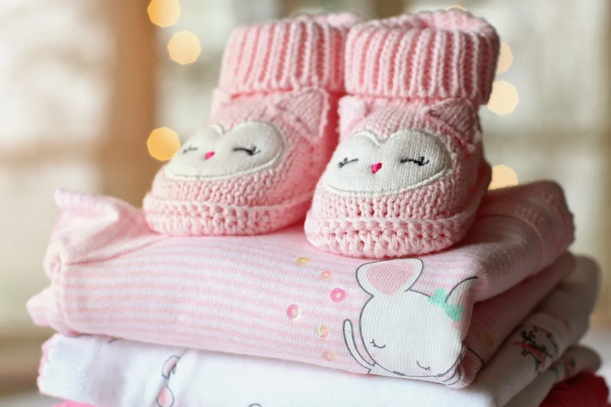 Baby booties and blankets