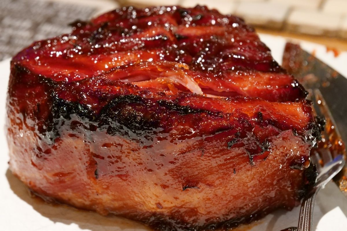 Gammon cooked in cola