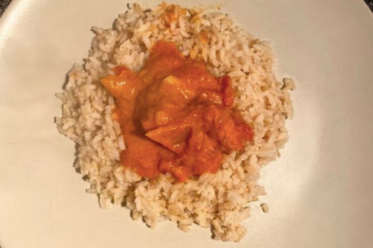 Chicken tikka masala curry