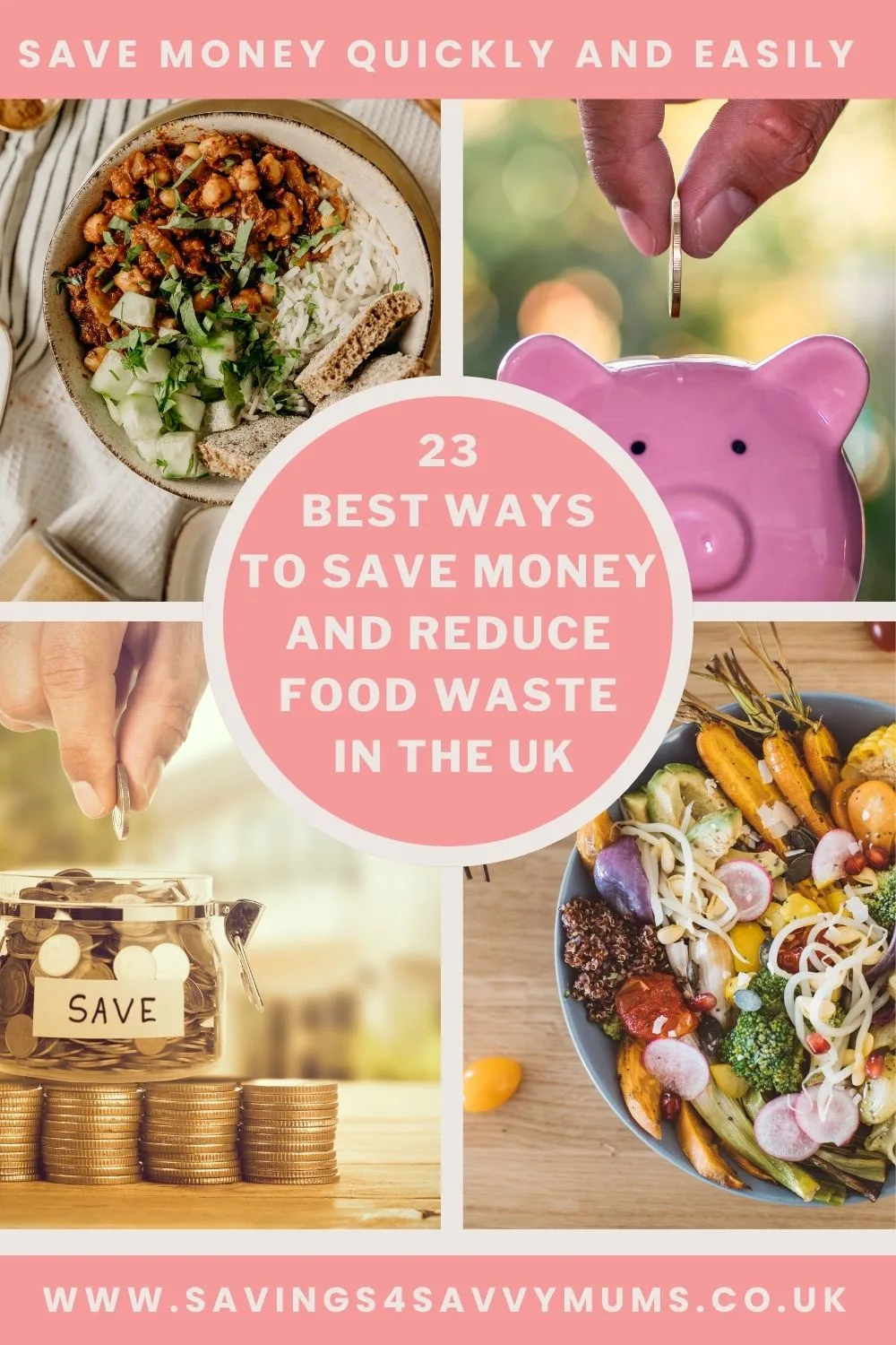 Here are 23 best ways to save money and reduce food waste if you live in the UK. We give you practical tips on how to keep more money in your pocket by Laura at Savings 4 Savvy Mums 