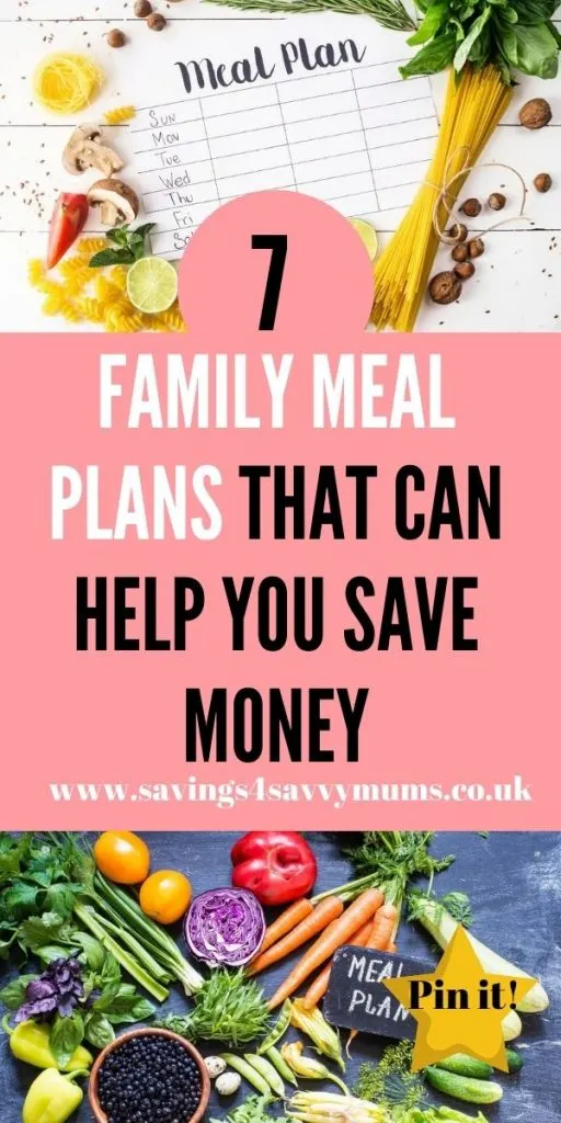 Struggling to fill up your meal plan? The use our 7 family meal plans here that will help you to save money and give you ideas by Laura at Savings 4 Savvy Mums  