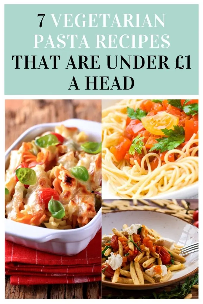 These are the best vegetarian pasta recipes that come in at under £1 a head and that are perfect for the whole family by Laura at Savings 4 Savvy Mums 
