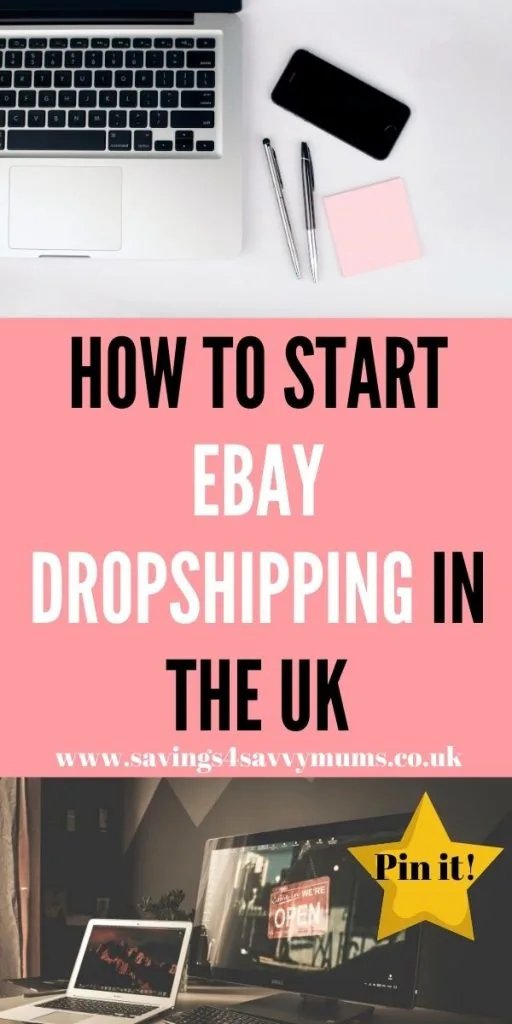 If you are looking to start eBay dropshipping in the UK then here is our step by step guide to making money at home by Laura at Savings 4 Savvy Mums 