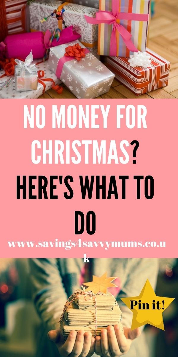 No Money For Christmas? Here's What to do Savings 4 Savvy Mums