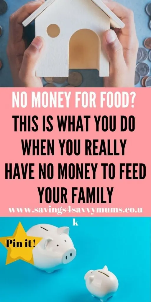 If you're worried about having no money for food this month then please don't despair. Don't go hungry. We explain how you can get help by Laura at Savings 4 Savvy Mums 