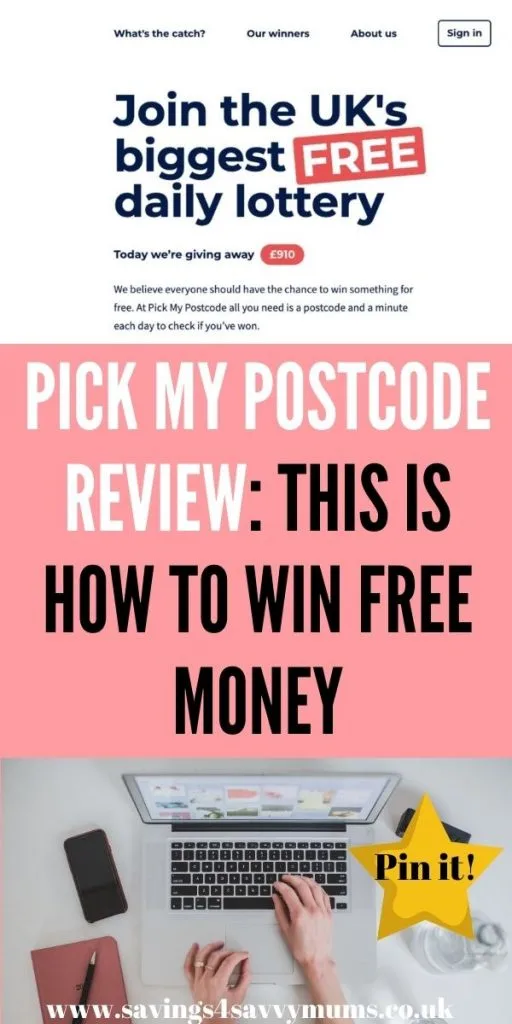 Pick My Postcode is a great way to make a passive income. It's a legit way to win money and its totally free to join by Laura at Savings 4 Savvy Mums 