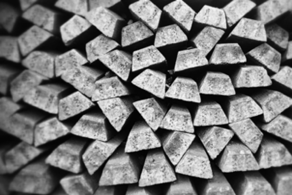 Blocks of steel