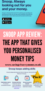 Try the Snoop app now which helps you to control your money. It's much more than a budgeting app and can help you save £1500 a year.