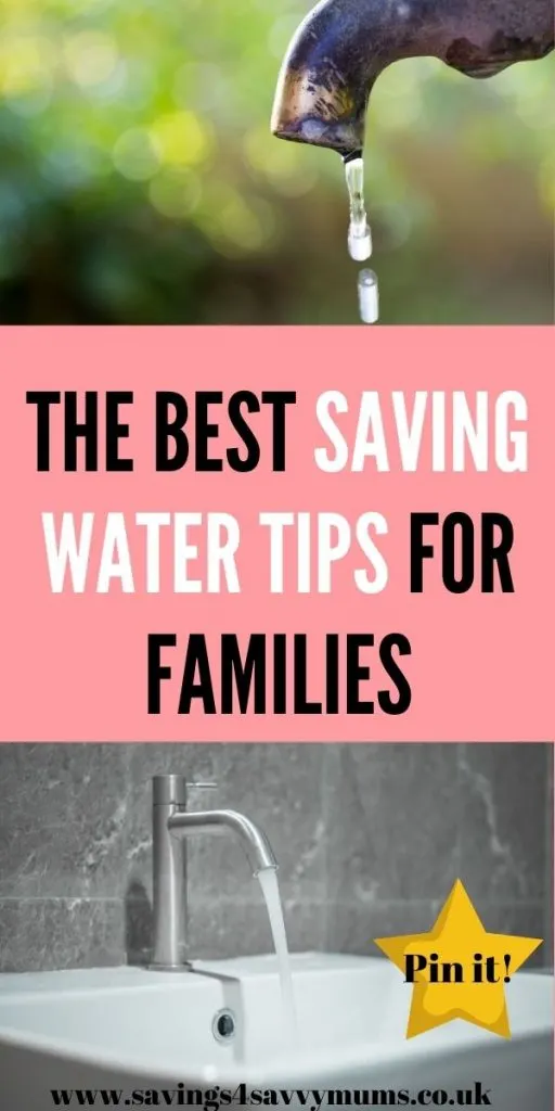 These are the best saving water tips for families that need to save money. This walks you through saving money as a family by Laura at Savings 4 Savvy Mums 