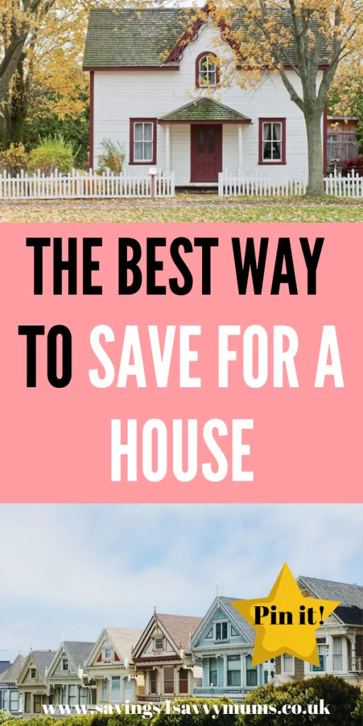 This is the best way to save for a house. You don't have to be frugal, this is more about managing your money by Laura at Savings 4 Savvy Mums #saveforahouse #moneysaving